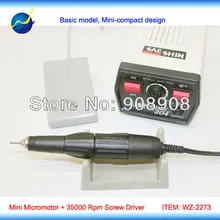 Оригинальные мини Кисточки микромотор 35000 об./мин. strong 204 для стоматологических, Дизайн ногтей, педикюр, техника, хобби, ювелирных изделий и промышленности 110 В