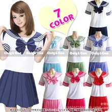 Женская японская школьная форма Seifuku, костюм моряка, топы+ галстук+ юбка, корейский стиль в морском стиле для школьниц, Lala, костюмы для болельщиц