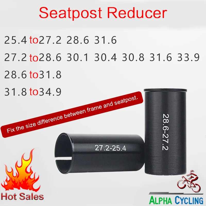 

COOMA's Seatpost Reducer, Aluminum Alloy, length 60mm Various Models.