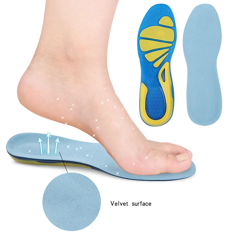 1 pair HSJ Sports Insole plus SEBS Sports Insole Shock absorbing ...