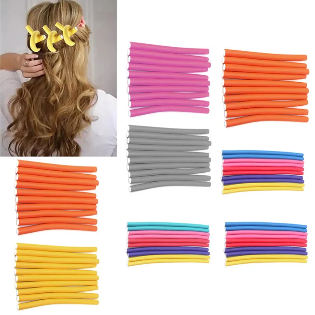 Best Offers 10pcs Magic Hair Curler Roller Soft Sponge Bendy Twist Curls Hair Care Easy Tool Best Offers 10pcs Magic Hair Curler Roller Soft Sponge Bendy Twist Curls Hair Care Easy Tool