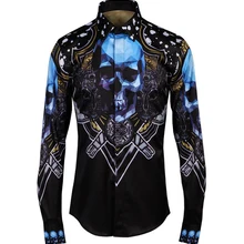 На весну-осень в европейском и американском стиле; в Соединенные Штаты для мужчин в мире с принтом Мужские модный, с длинными рукавами; стильные рубашки для мальчиков