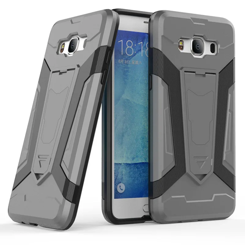 

Mobile Phone Shell For Samsung J5 2016 TPU PC Two-in-one Superstrong Defence Fall Armor A Man Hand Shell