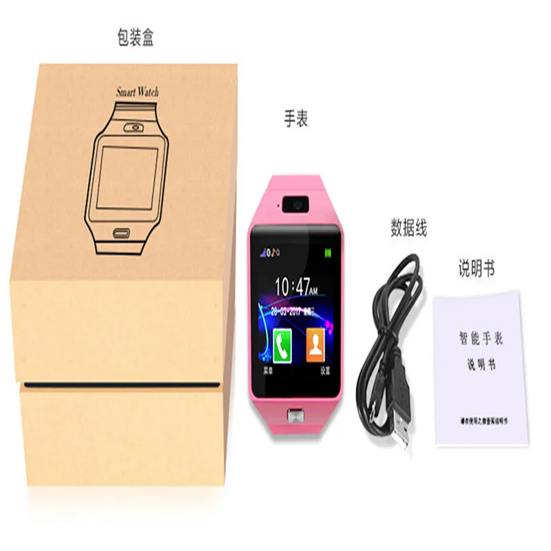 SZMDC Smart Watch DZ09 Support SIM TF Cards For Android IOS Phone Children Camera Women Bluetooth Watch With Retail Box Russia