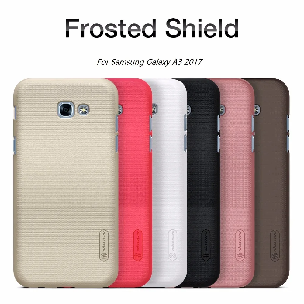 

Nillkin for Samsung Galaxy A3 2017 case Super Frosted Shield cover 4.7 inches for Samsung A3 2017 phone cases +