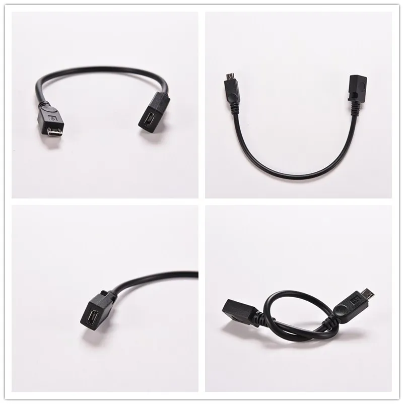 1 шт. для MP3 сотового телефона Micro USB штекер к гнездо M/F адаптер штекер-гнездо