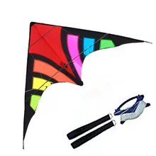 High quality outdoor fun sports 2.8 m resistant nylon Power Stunt Kite Carbon rod Factory Outlet Entry Level Good Flying