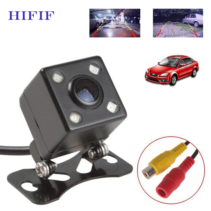 

HIFIF Universal NTSC 170Degree Wide Lens 4LED Car Rearview 5V Camera Vehicle Parking Assistance Backup Reverse Night Vision