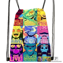 Custom One Piece@01 Drawstring Backpack Bag for Man Woman Cute Daypack Kids Satchel (Black Back) 31x40cm#180531-01-27