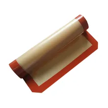 Unikea Горячие антипригарным силикона выпечки Коврики площадку, 42*29.5 см выпечки Простыни Стекло Волокно раскатки теста Коврики, большой Размеры для торта печенья m