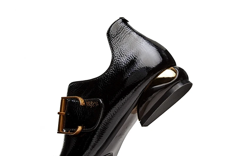 Kickway/женские черные пикантные туфли-лодочки на каблуке с острым носком; сезон лето-весна-осень; модная женская обувь; Mulher Zapato; большие размеры 34-42