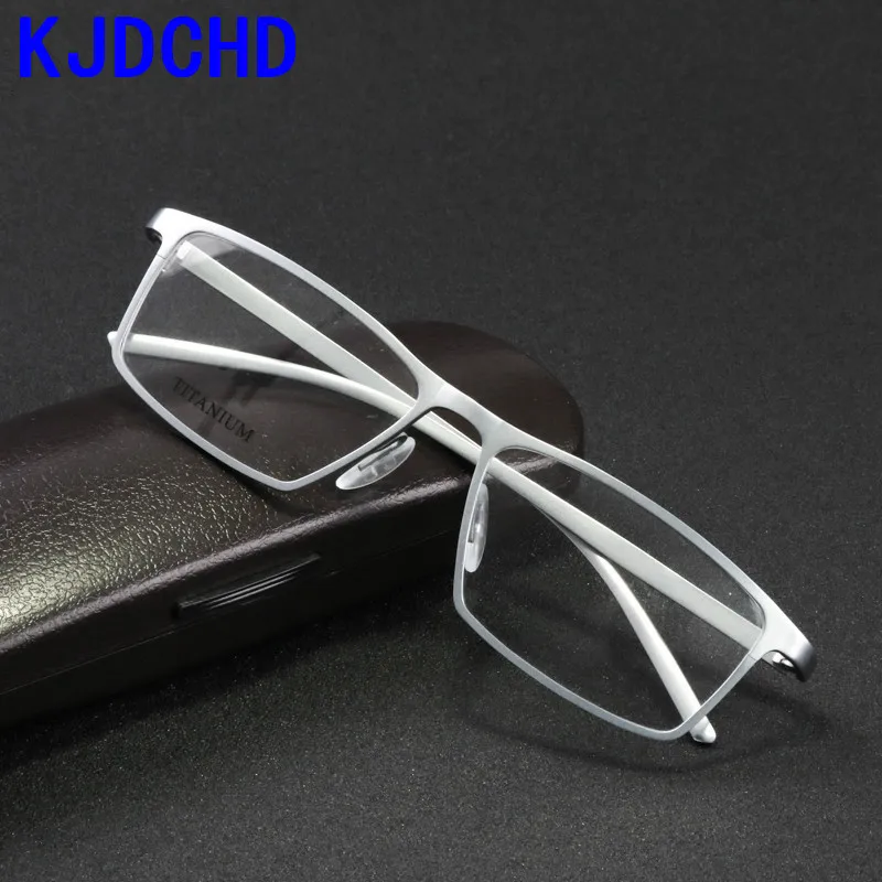 

2019 brand glasses frame men women Retro Pure titanium eyeglasses frames oculos de grau computer optical glasses myopia nerd