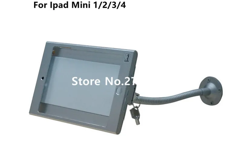 Для iPad мини 1/2/3/4 Anti-Theft настенное крепление с гибкое колено руку безопасности монтажа стол для меню для дисплей