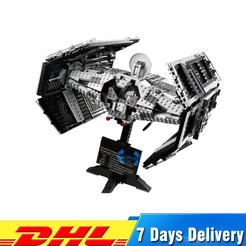 

Lepin 05055 1212Pcs Star Wars Vaders Tie Advanced Model Building Bricks Compatible LegoINGlys 10175 Blocks Educational Toys