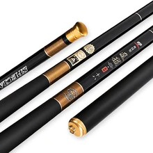 Углеродного волокна карпа удочкой Тайвань удочку сверхлёгкие жесткого стороны стержня 3.6/4.5/6.3/ 7.2/8.1 М МОЩНОСТЬ XH рыболовные снасти