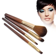 4Pcs Makeup Brushes Set Powder Cosmetic Tools Foundation Brush Facial Care Beauty Travel Essentials Kit Pinceau Fiber Collection