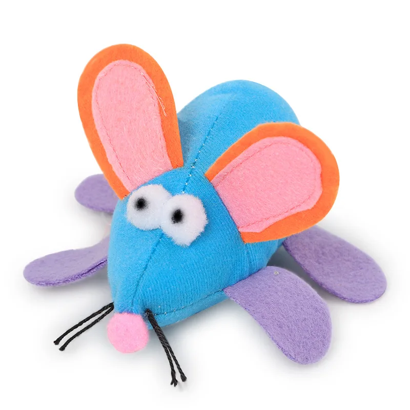 

Premium Clockwork Mouse Toy for Cat Dog Pet Animals Cute Plush Rat Mechanical Motion Rats for Pets Kitten Kids Mice Toy 5*13cm