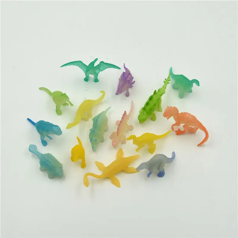 JSXuan 16pcs/lot Dinosaurs of Jurassic Figure World movie Toy noctilucent dinosaur glow in the dark Toys Kids Gifts JSXuan 16pcs/lot Dinosaurs of Jurassic Figure World movie Toy noctilucent dinosaur glow in the dark Toys Kids Gifts