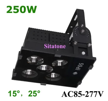 

2PCS /lot 240W led flood light 15 24 degree ac85-305v free shipping 3 years warranty