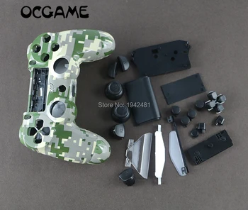 

OCGAME Camouflage For Playstatios 4 Housing case Replacements For PS4 old version Controller Housing Shell & Buttons