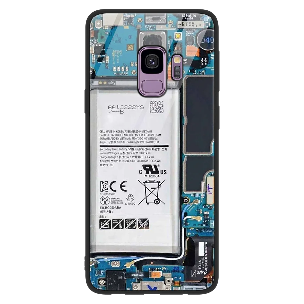 Ночной вид закаленное Стекло мягкие для Samsung Galaxy S8 S9 S10 плюс A50 S10E M10 M20 A70 A30 A20 A40 A8 A9 A7 Note 8 9 J4 чехол - Цвет: shoujilm