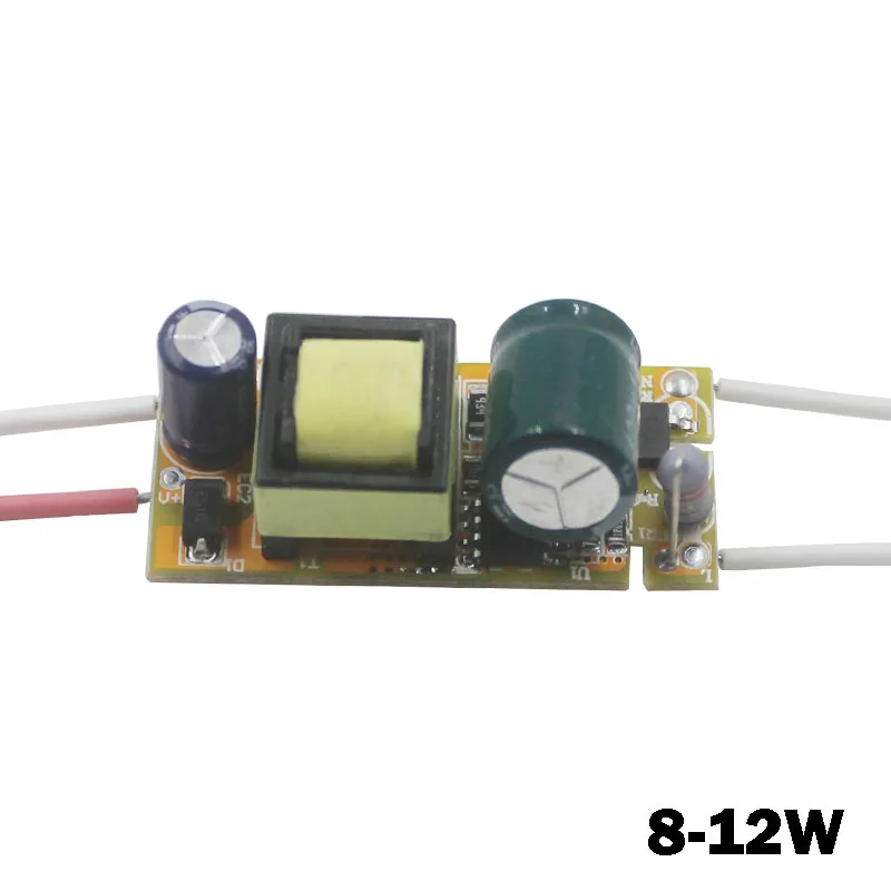 

8-12W Power Supply LED Driver Transformer Adapter Input AC90-265V Output DC24-42V Constant Current 280-300mA for DIY LED Lamp