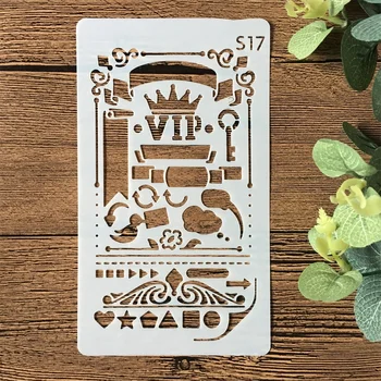 

1Pcs A6 Geometry Flag S17 DIY Craft Layering Stencils Wall Painting Scrapbooking Stamping Embossing Album Paper Card Template