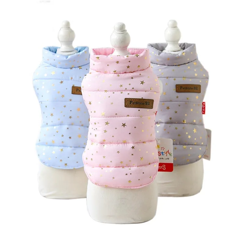 

Winter Dog Clothes Warm Pet Coat French Bulldog Chihuahua Clothing Puppy Jacket Cat Hoodies Down Jackets For Small Medium Dogs