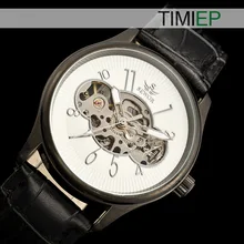 SEWOR NEW Fashion Steampunk Skeleton Dial Men’s Mechanical Dress Watch