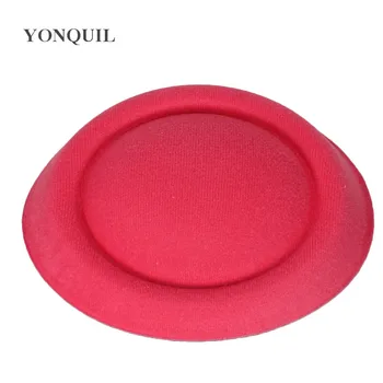 

Watermelon red 16cm fascinator millinery hair accessories pillbox fascinator bases mini top hats for occasion wedding headwear