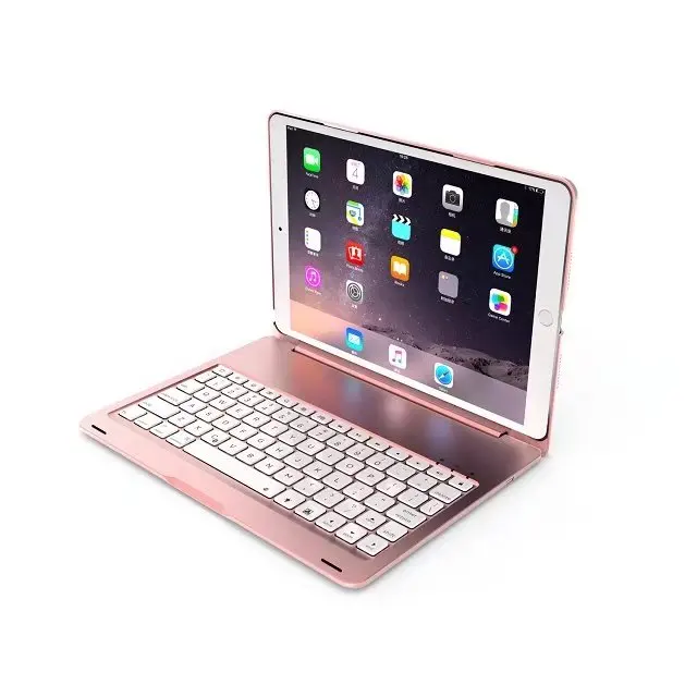 

New Wireless Bluetooth Case for iPad Pro 10.5 2017 Keyboard Case Flip Stand Backlit ABS Cover