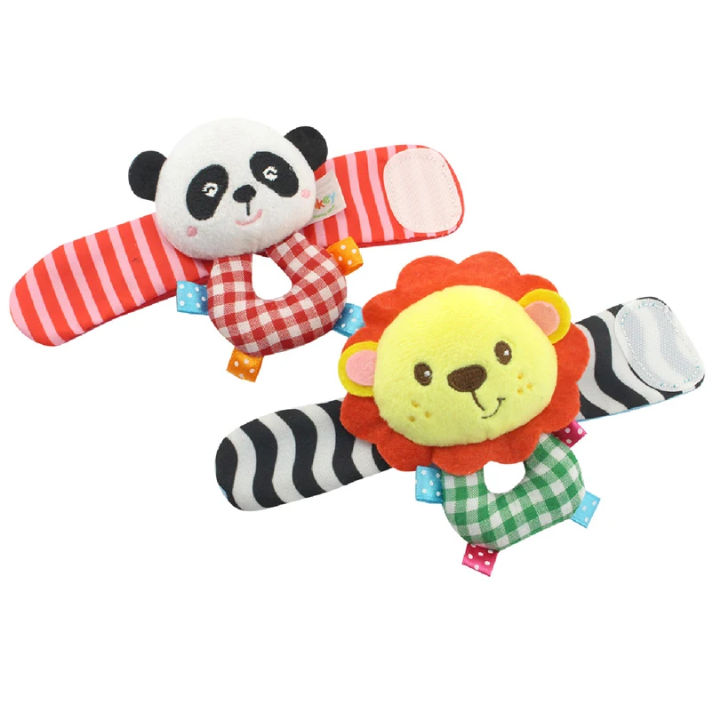 Animals Wristband 4 Pcs/set Cartoon Handbell Wrist Strap BeBe Para