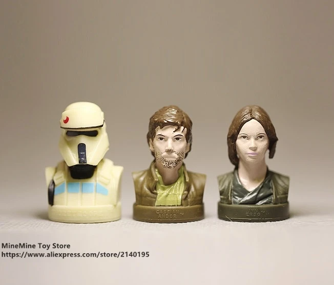 

ZXZ Star Wars Seal 3pcs/set 4cm Action Figure Posture Model Anime Decoration Collection Figurine Toys model for children gift