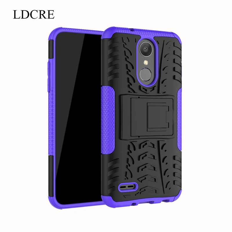 For LG Aristo 2 Case Heavy Duty Hard Rubber Silicone Phone ...