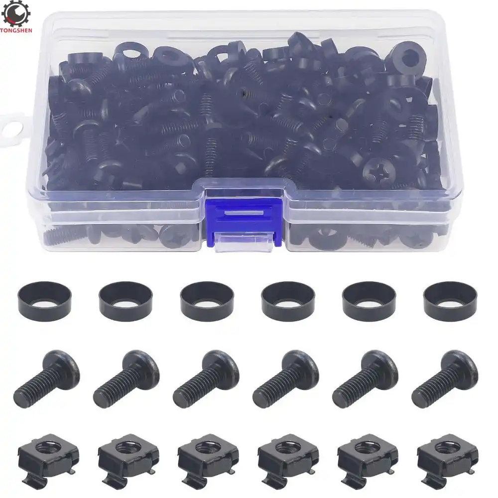 M6 X 16mm Rack Mount Cage Nuts Screws And Washers M6 Screws