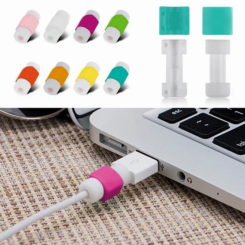 10pcs Lighting USB Charger Data Device Cable Saver Protector Protective
