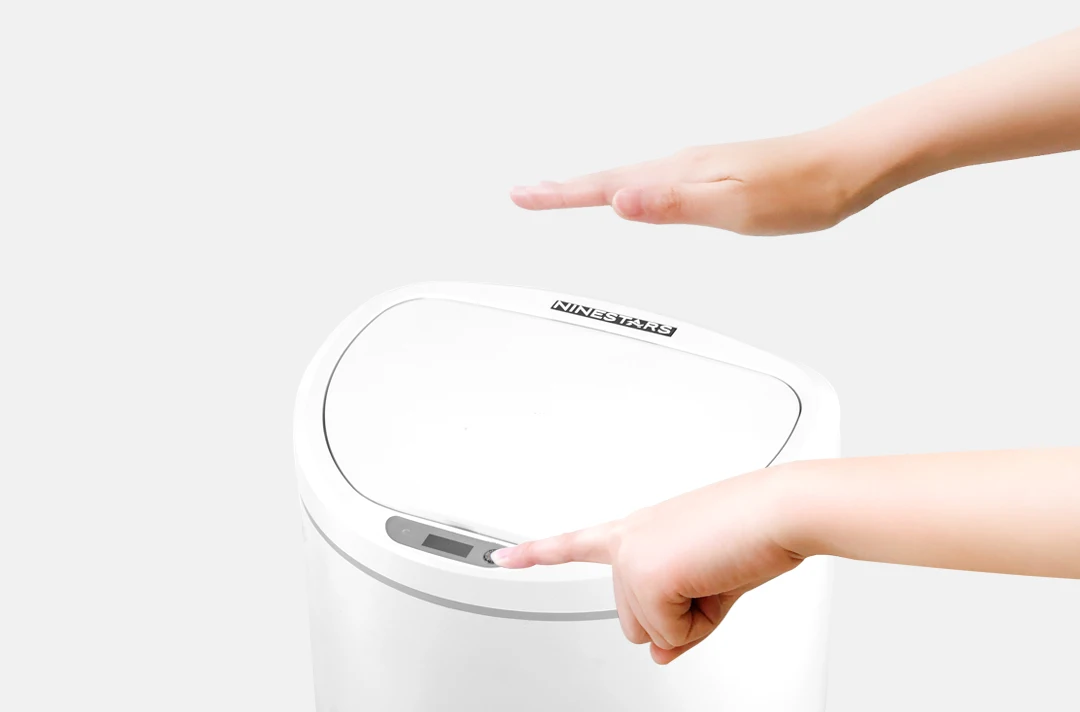  Xiaomi Mijia NINESTARS Intelligent Sensor Trash Can 10L Capacity on-key Control Adjustable Sensing 
