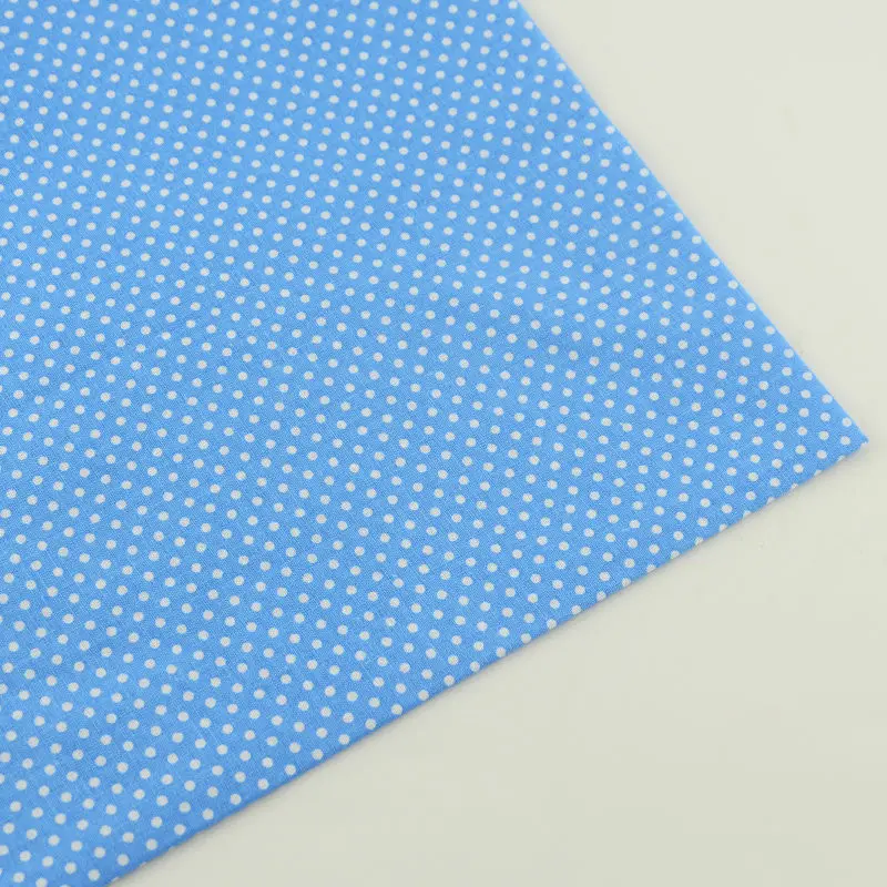 Booksew синяя хлопчатобумажная ткань для стёганых и лоскутных изделий в горошек