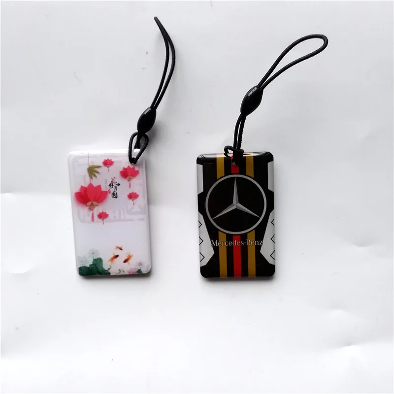 

1pcs/lot Changeable Sector 0 Block 0 Writable Smart Cartoon Tags Keychain RFID 13.56Mhz Rewritable Copy Epoxy card UID Card