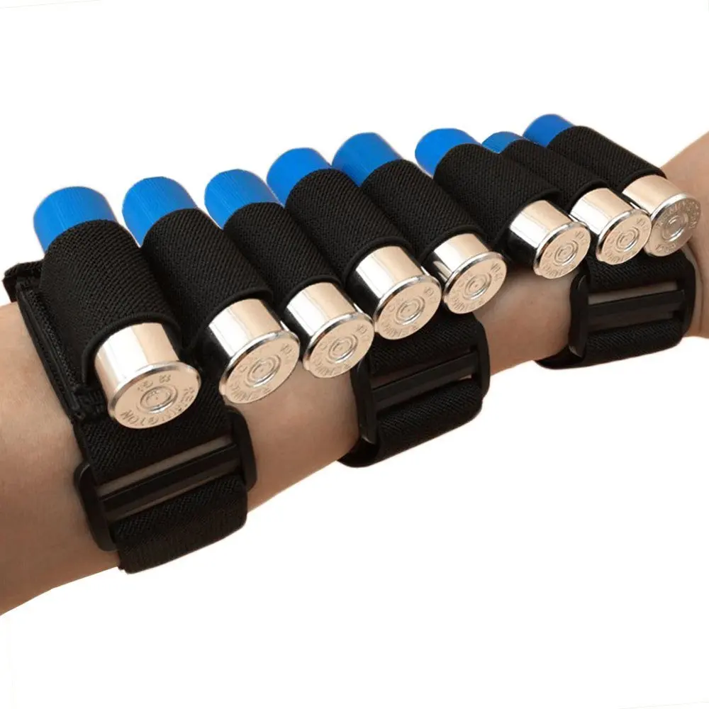 

Airsoft Stock Hunting Tactical Cartridge Belt Portable Arm Shotgun Holster Shell Pouches Shooter's Ammo Cartridge Holder