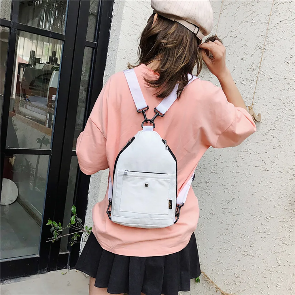 2019 новая стильная женская повседневная сумка на плечо простой Одноцветный