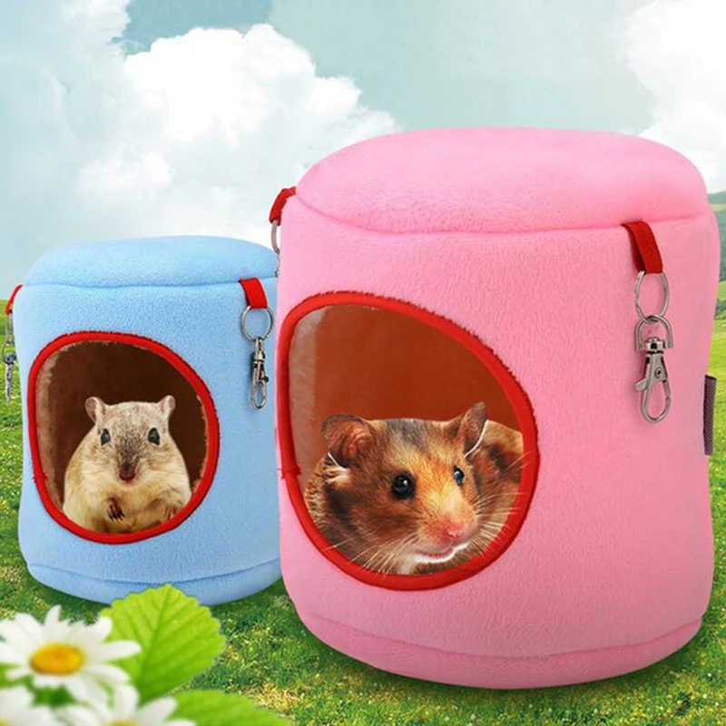 

2colors Hamster House Pet Hamster Hedgehog Guinea Pig Hammock Small Pet Cute Sleeping House Hamster Sleep Accessories Supplies27