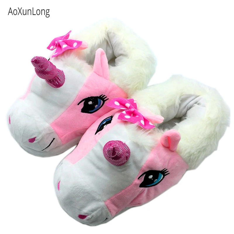 big unicorn slippers