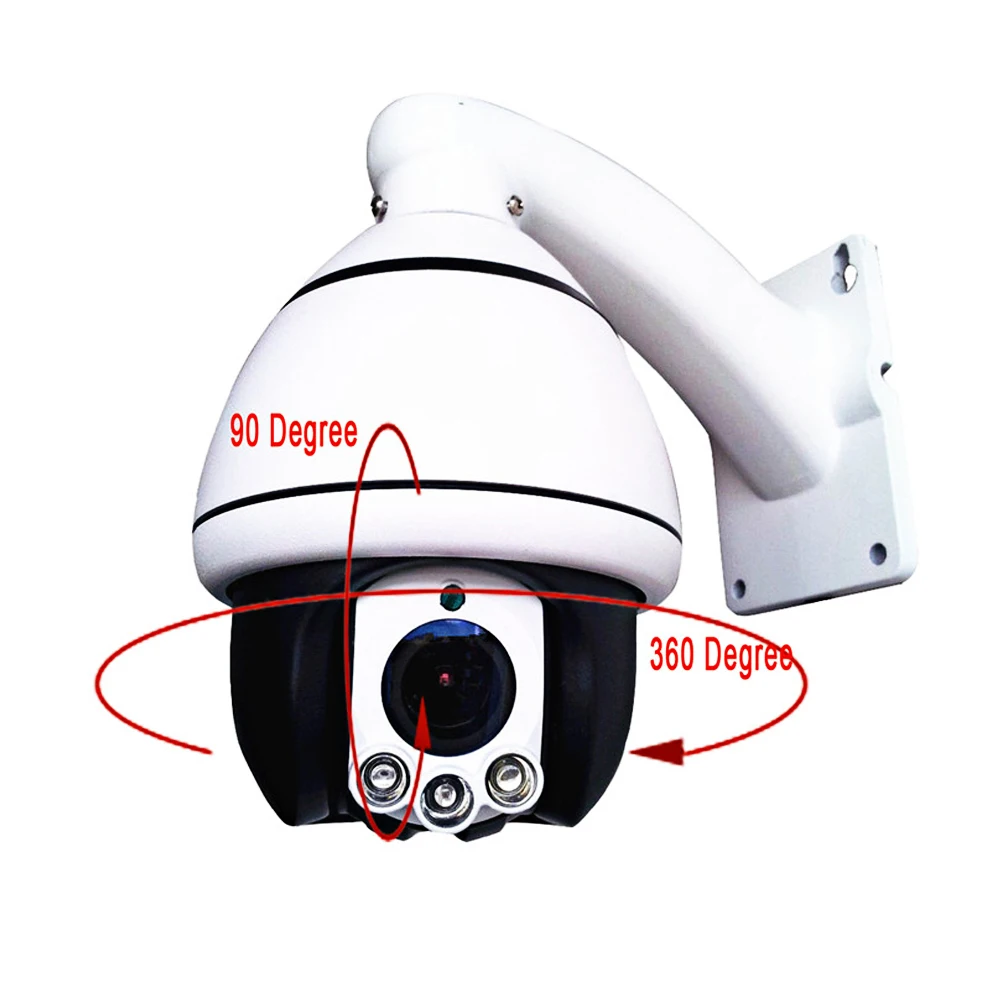 5MP 10X4 дюймов Мини PTZ камера 1080P 10X Zoom AHD PTZ камера 30 м ИК диапазон средняя скорость купольная CCTV Камера