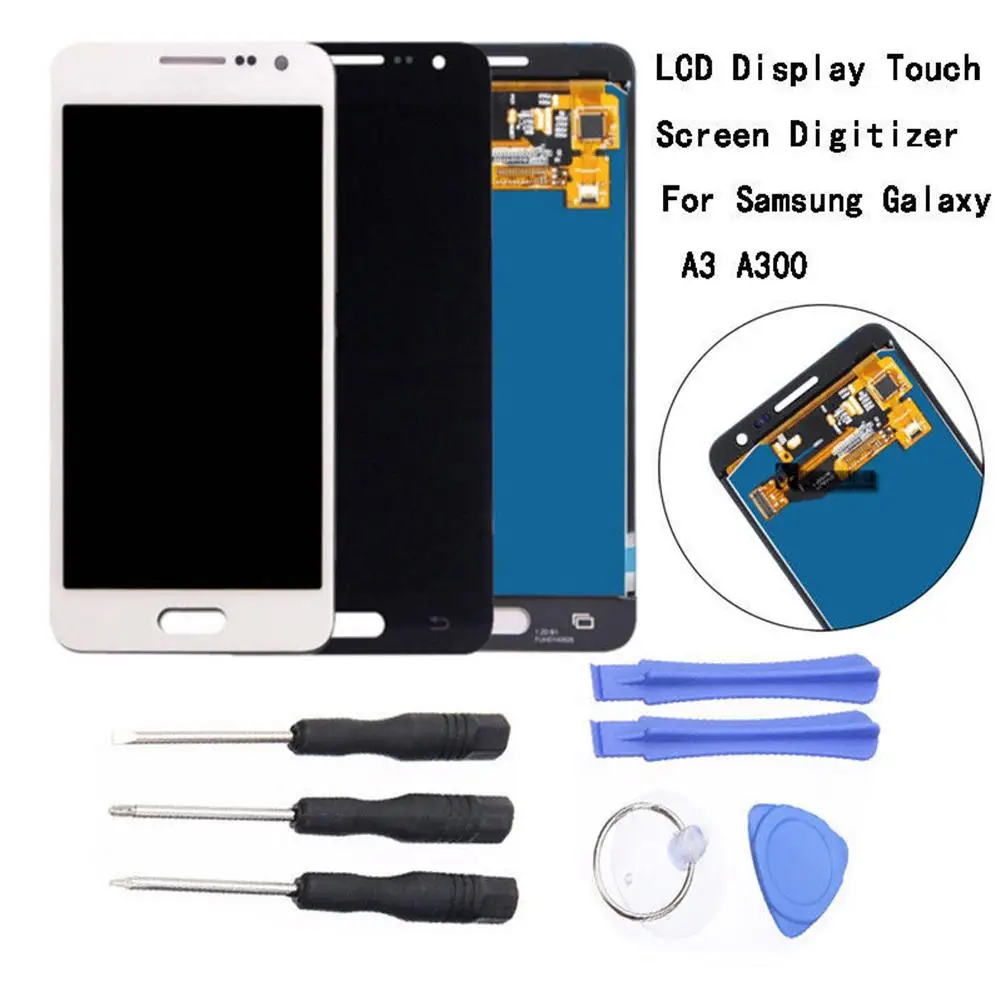 

With Frame LCD Screen+Tools kit LCD Touch Screen Digitizer Assembly Kits Tool for Samsung Galaxy A3 2015 A300F