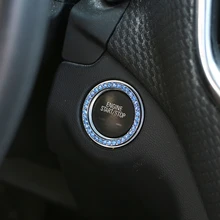 Carmilla parada de arranque de motor de coche anillo de botón de arranque Stciker para asiento Alhambra Altea Cordoba Exeo Ibiza Leon Nuevo Ibiza Toledo Exeo