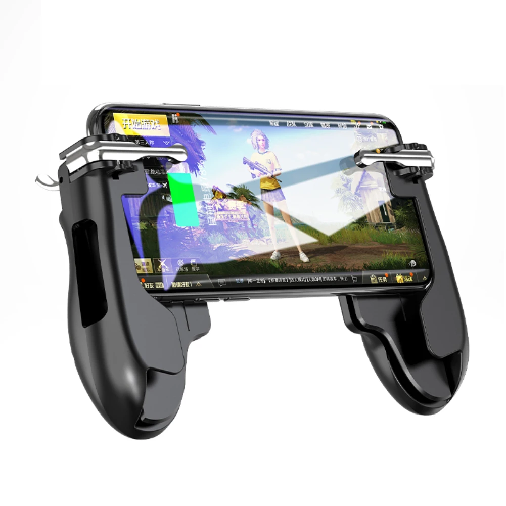  Pubg Mobile Gamepad Pubg Controller for Phone L1R1 Grip with Joystick / Trigger L1r1 Pubg Fire Butt