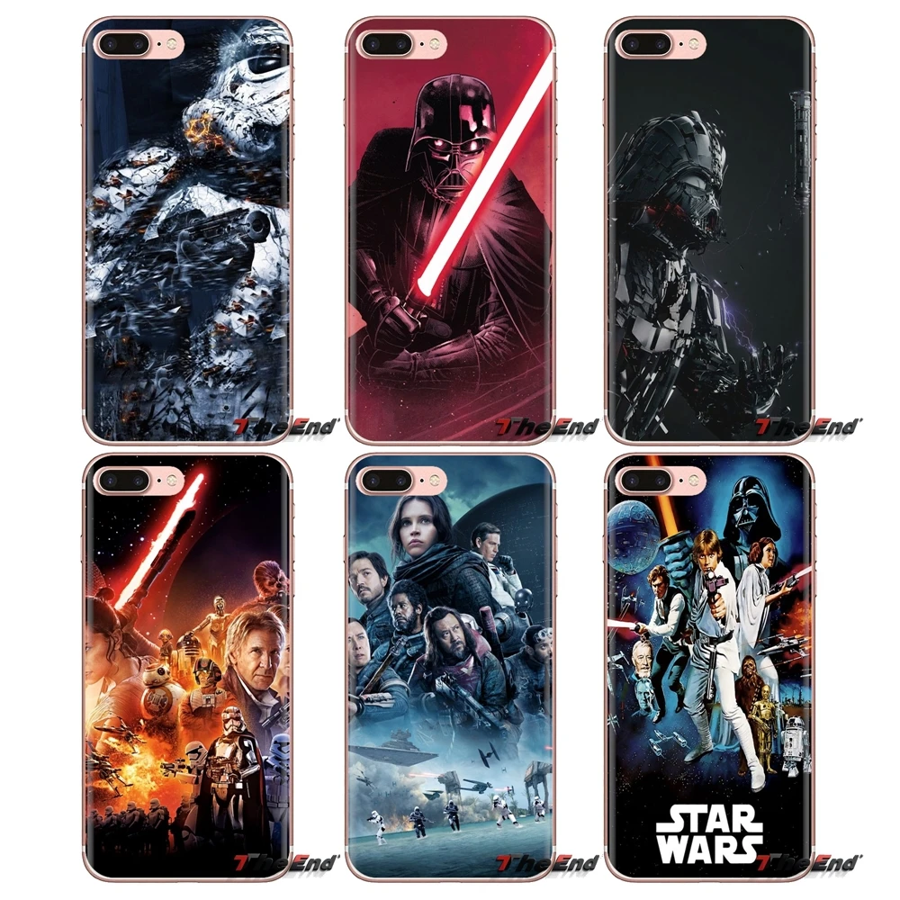 

For Samsung Galaxy S3 S4 S5 Mini S6 S7 Edge S8 S9 S10 Plus Note 3 4 5 8 9 Transparent Soft Covers Wallpaper Wednesday Star Wars