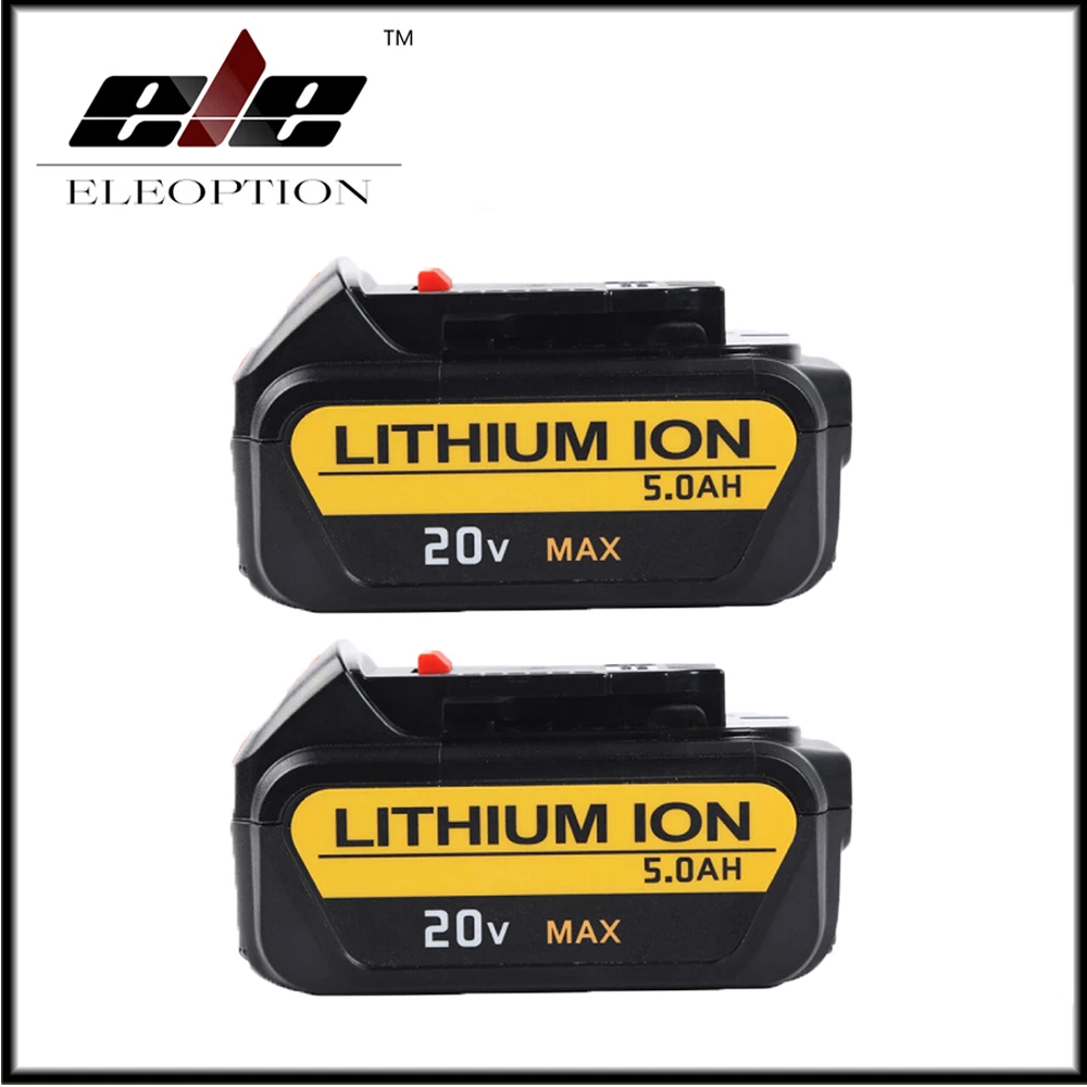 

2x 5000mAh 20V For Replacement Battery for DCB200 DCB181 DCB182 DCB204-2 Li-ion