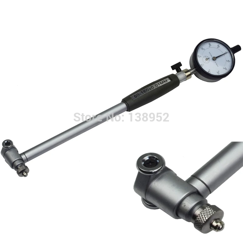50-160MM 0.01mm Dial Bore Gauge Indicator Diameter Indicators Precision Engine Cylinder Measuring Test Kit Tool Meter